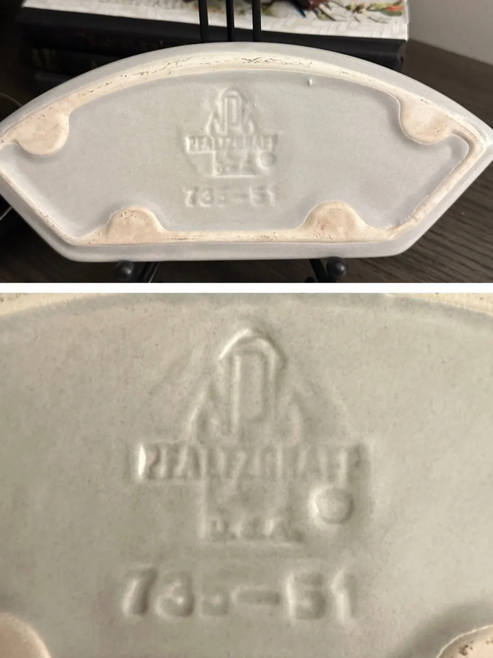 Vintage Pfaltzgraff Yorktowne Divided Relish Dish Inserts ~ Set of 4